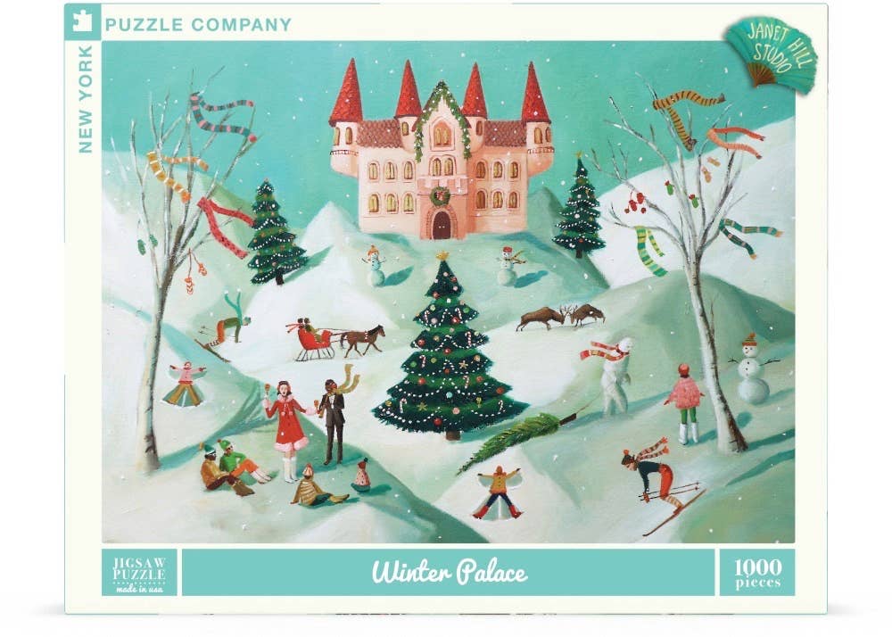 New York Puzzle Company - Winter Palace - 1000 Piece Jigsaw Puzzle