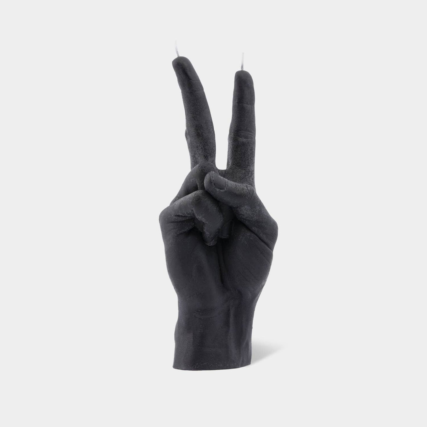 54 Celsius - CandleHand Hand Gesture Candle - Victory/Peace: Black