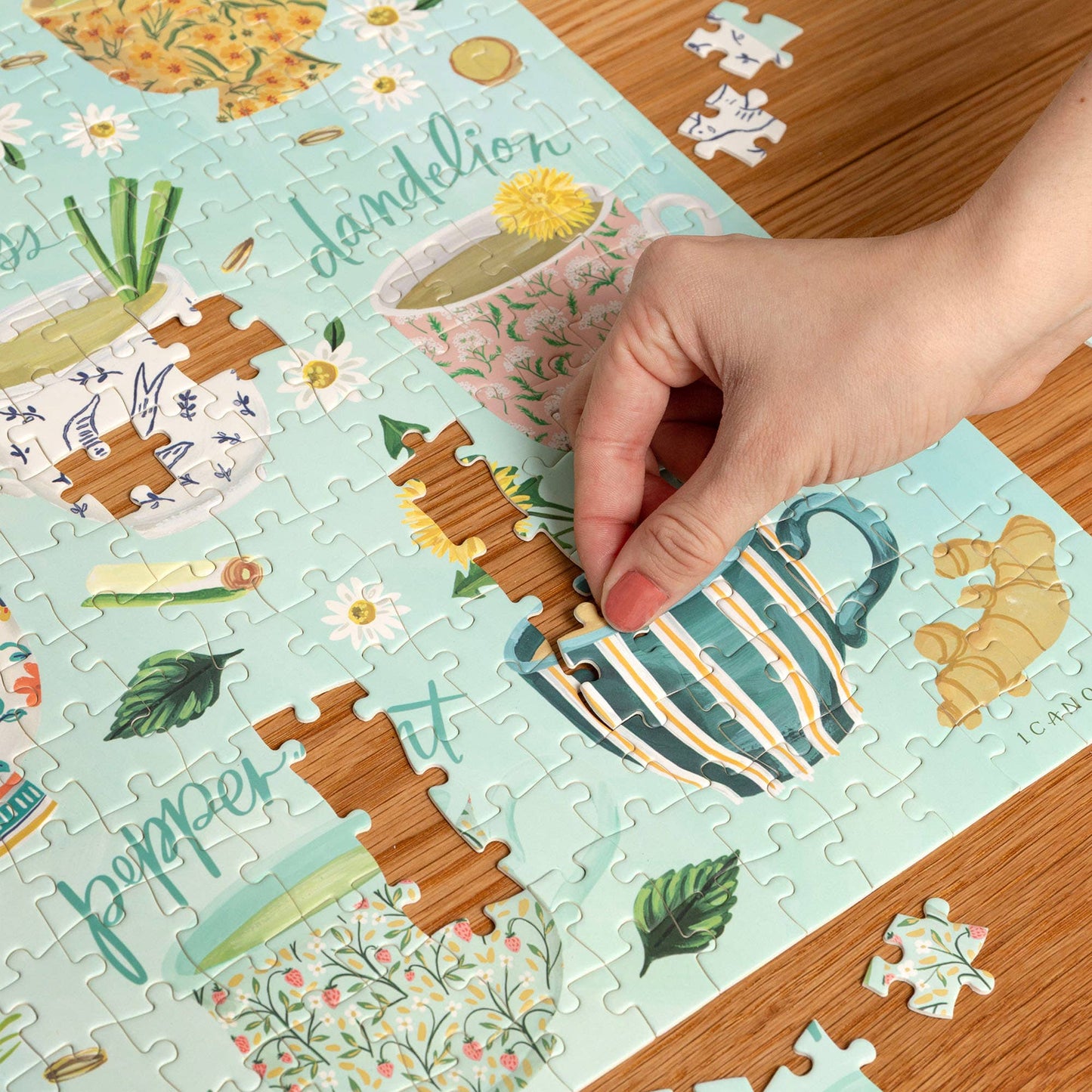 1canoe2 | One Canoe Two Paper Co. - Tea Time - 500 Piece Jigsaw Puzzle