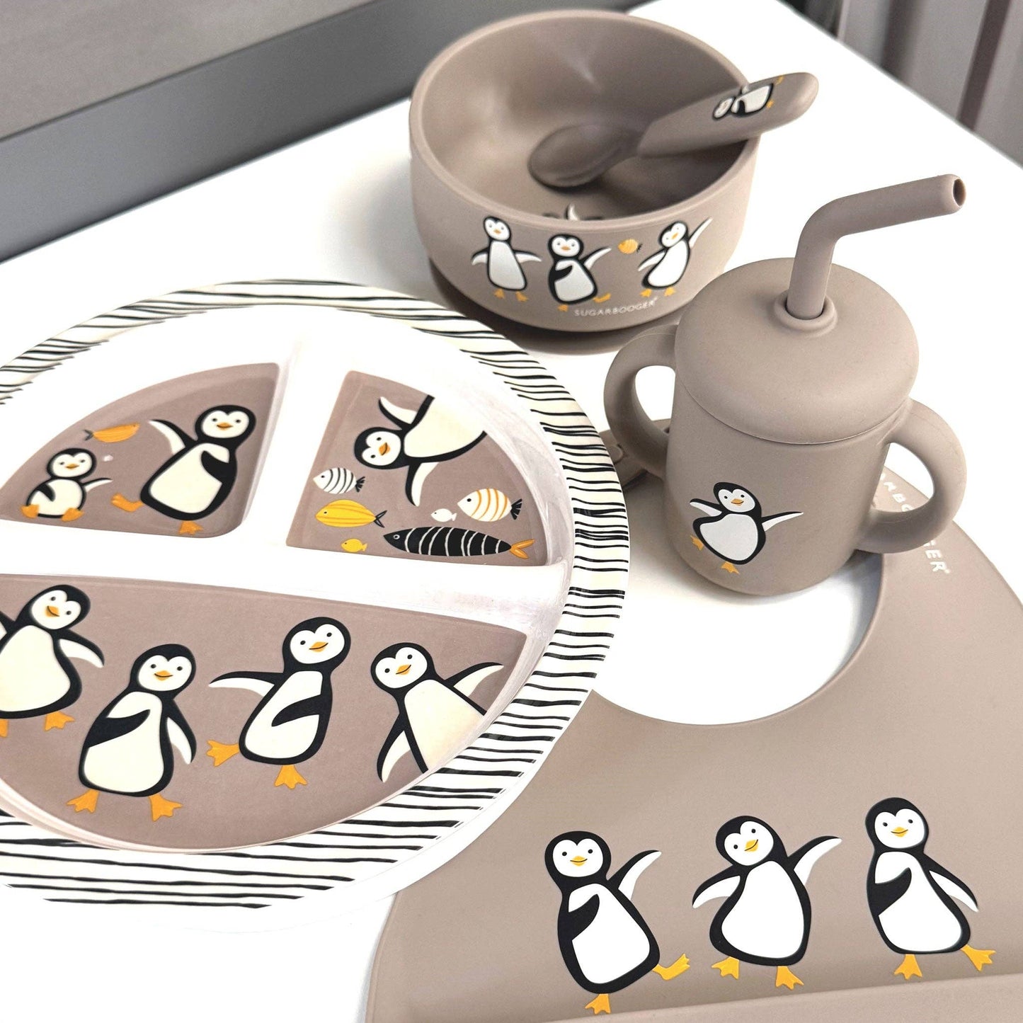 Sugarbooger by Ore’ Originals - Divided Suction Plate | Penguin