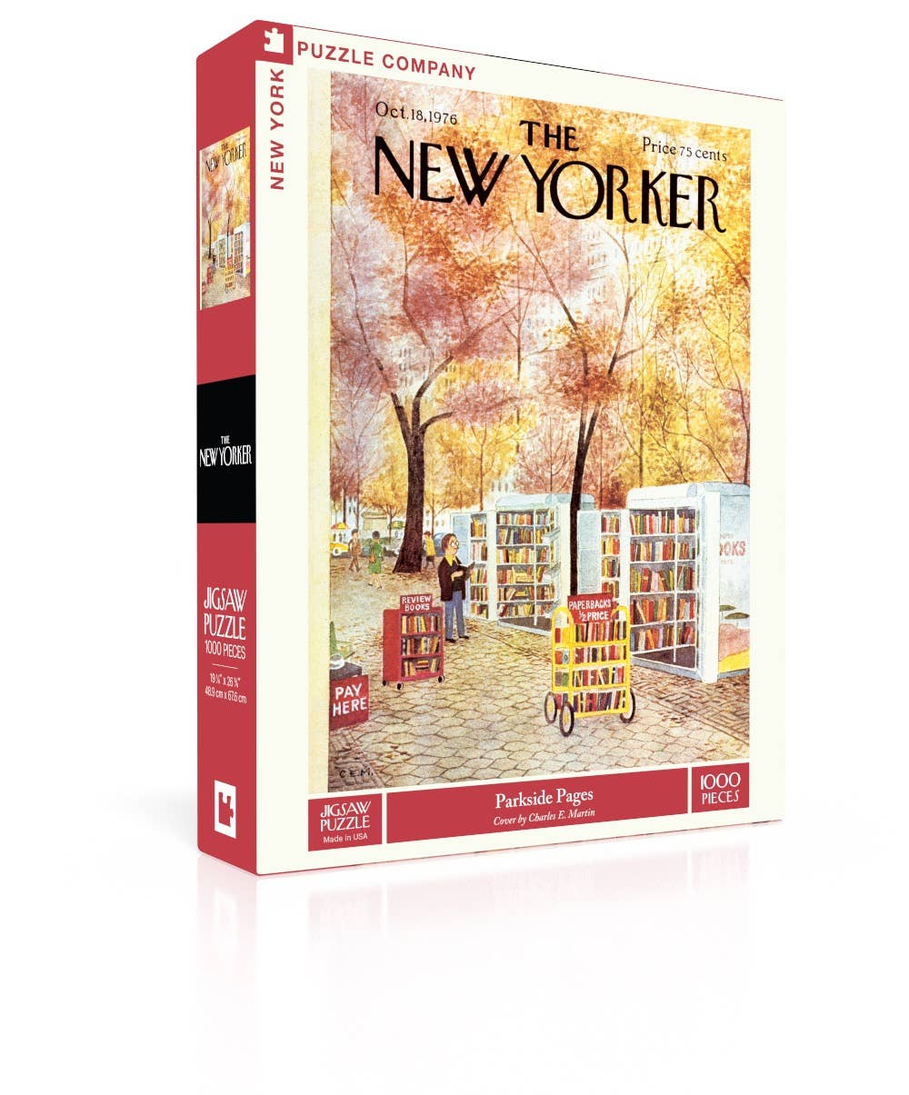 New York Puzzle Company - Parkside Pages - 1000 Piece Jigsaw Puzzle
