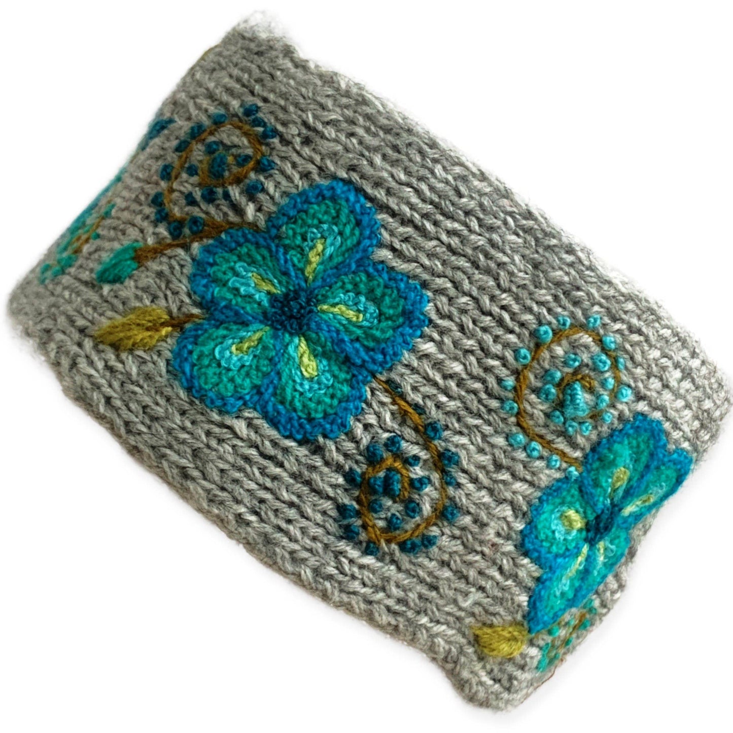 Peruvian Trading Company - Hand Stiched Flowers Headbands-AFL-B2