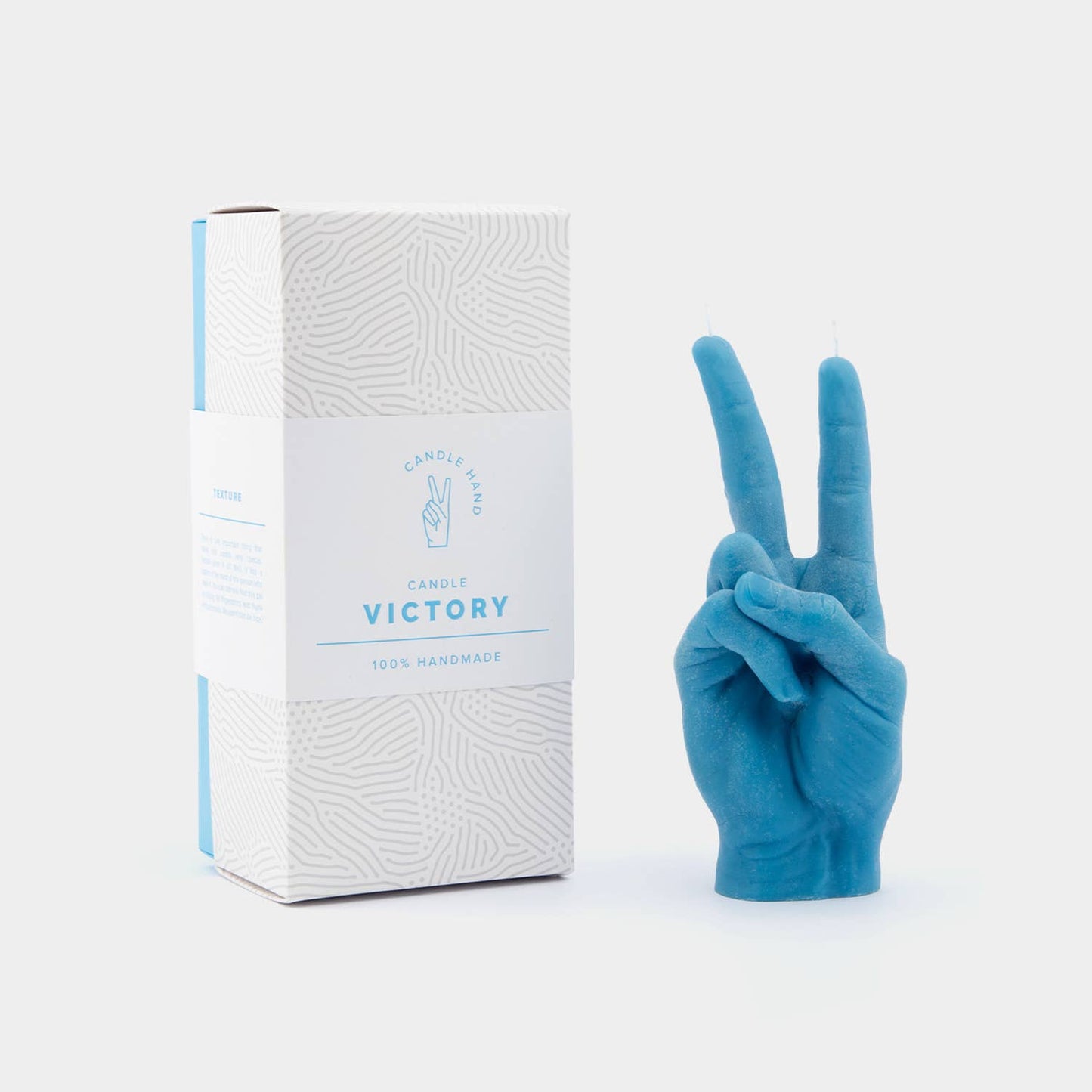 54 Celsius - CandleHand Hand Gesture Candle - Victory/Peace: Black