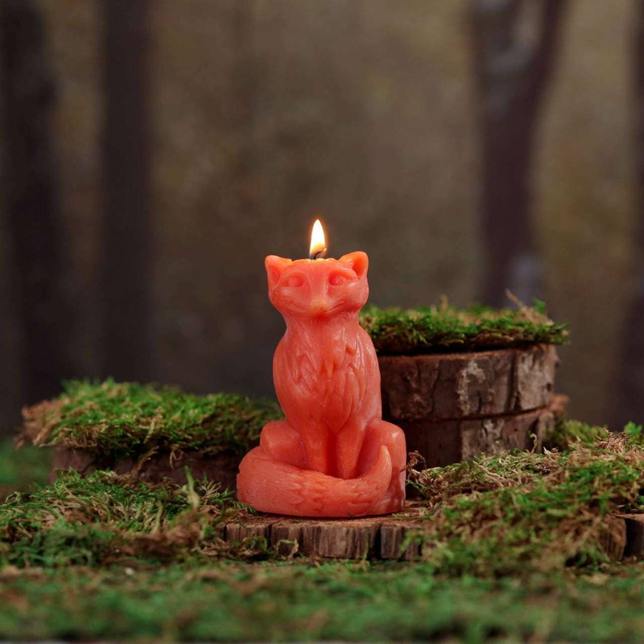 Big Dipper Wax Works - Fox Candle – 100% Pure Beeswax – Hand-Sculpted