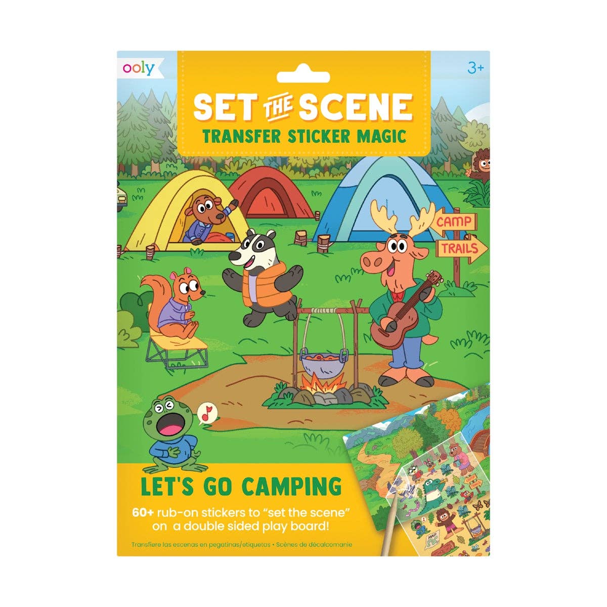 OOLY - Set The Scene Transfer Stickers Magic - Let's Go Camping