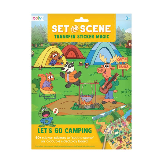 OOLY - Set The Scene Transfer Stickers Magic - Let's Go Camping