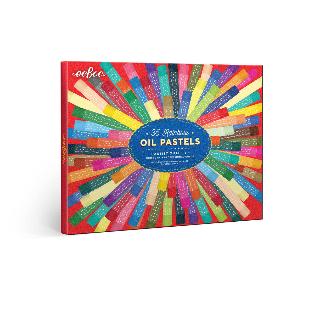 eeBoo - Rainbow 36 Oil Pastels