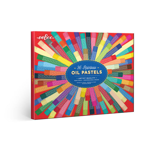 eeBoo - Rainbow 36 Oil Pastels