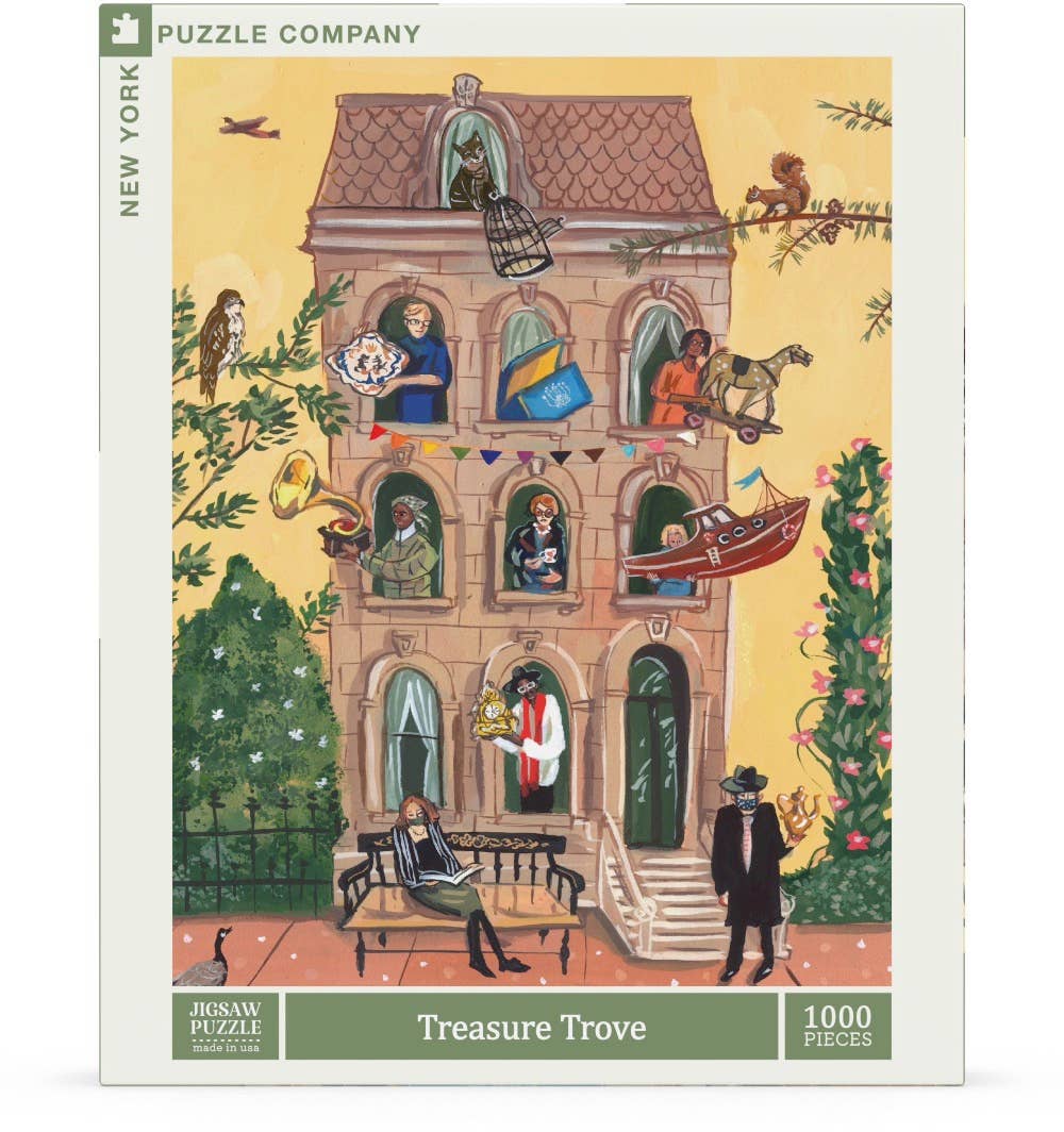 New York Puzzle Company - Treasure Trove - 1000 Piece Jigsaw Puzzle