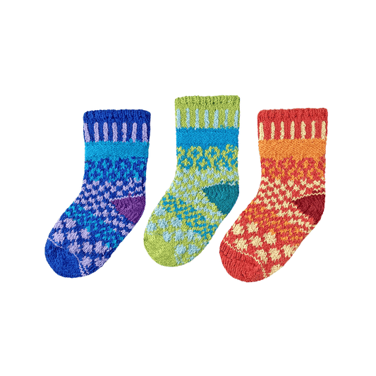 Solmate Socks - Prism Baby Socks | Baby USA Made Cozy Socks