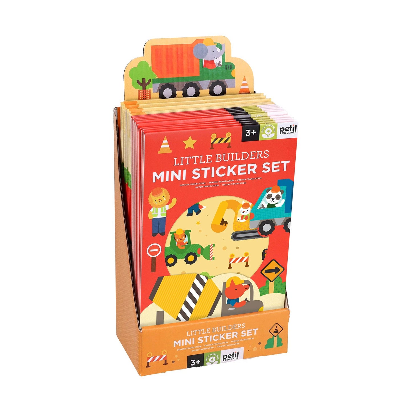 Chronicle Books - Mini Sticker Set: Little Builders CDU of 20