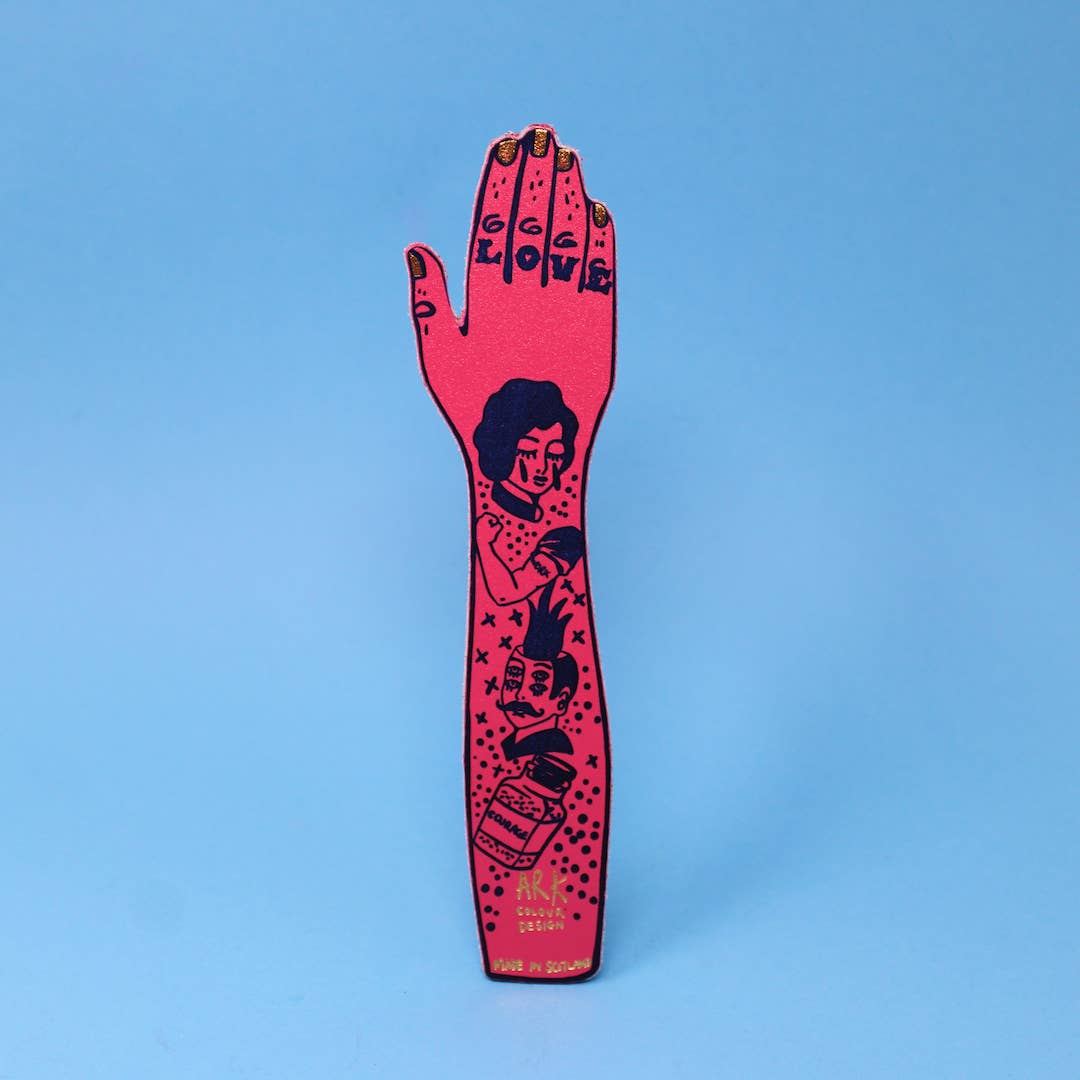 Ark Colour Design - Tattooed Arm Bookmark