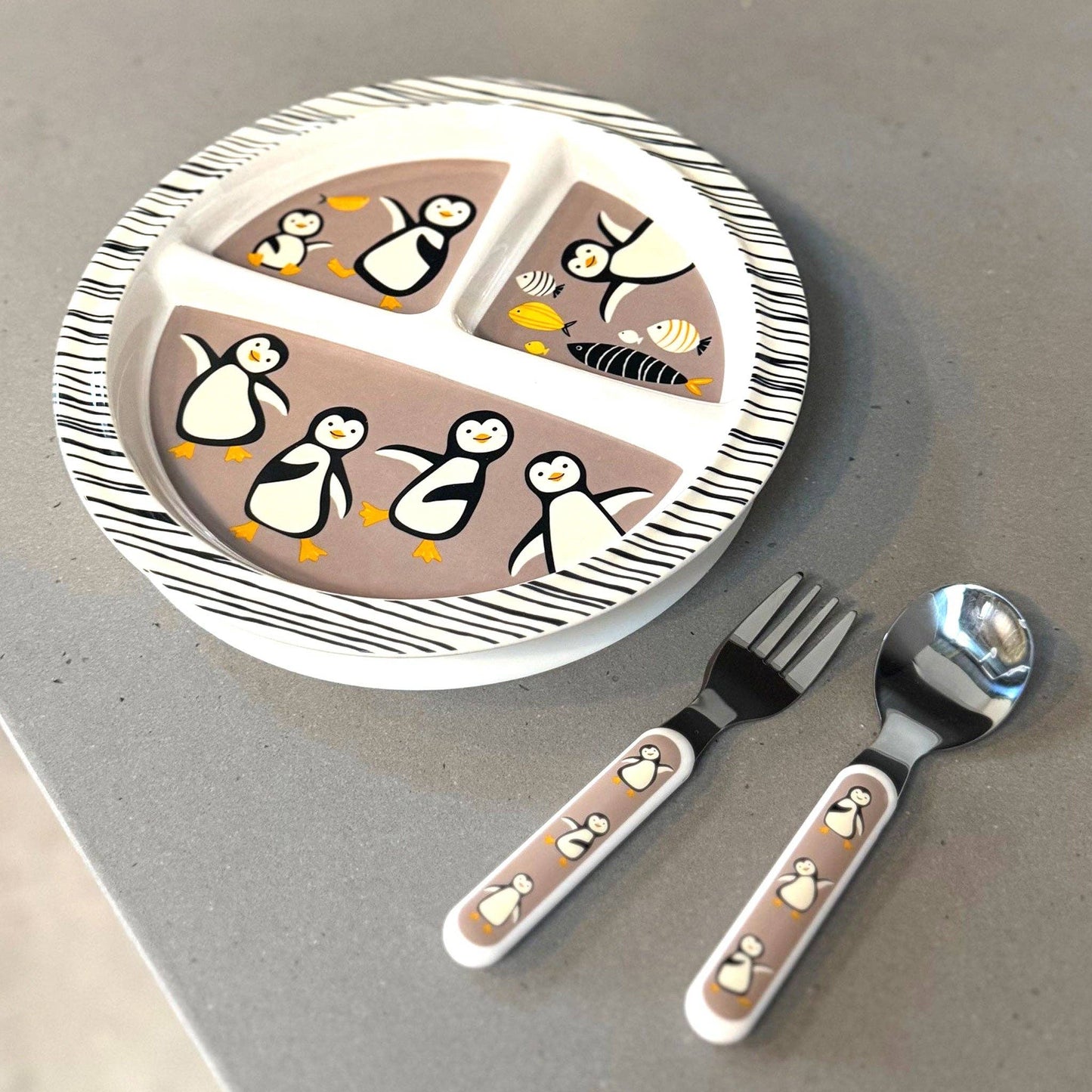 Sugarbooger by Ore’ Originals - Divided Suction Plate | Penguin
