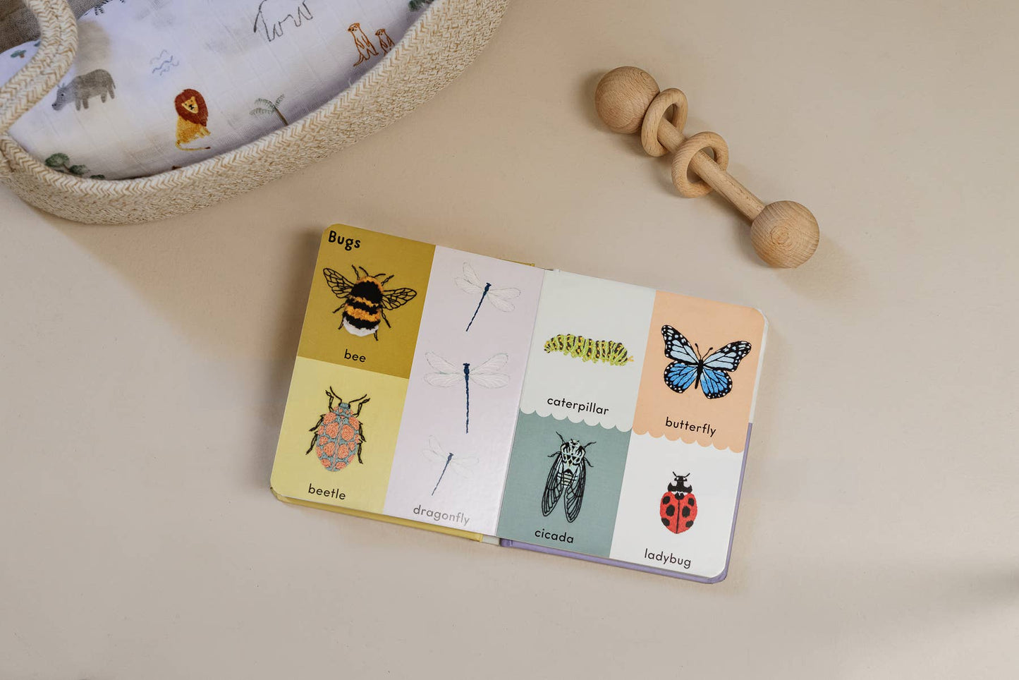 Paige Tate & Co. - First Words with Cute Embroidered Friends (Baby Board Book)