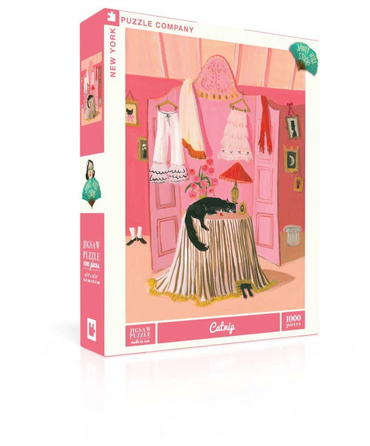 New York Puzzle Company - Catnip - 1000 Piece Jigsaw Puzzle