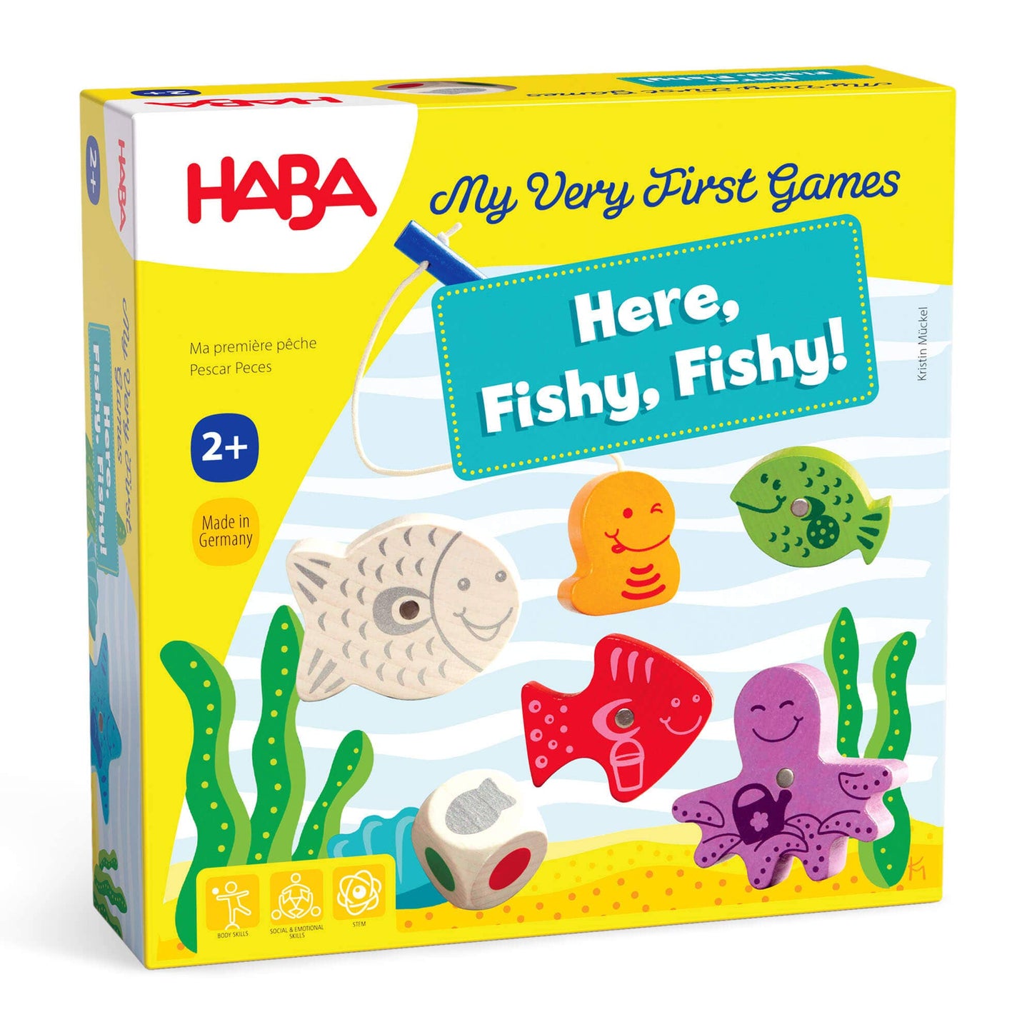 HABA USA - My Very First Games - Here, Fishy, Fishy! Magnetic Game