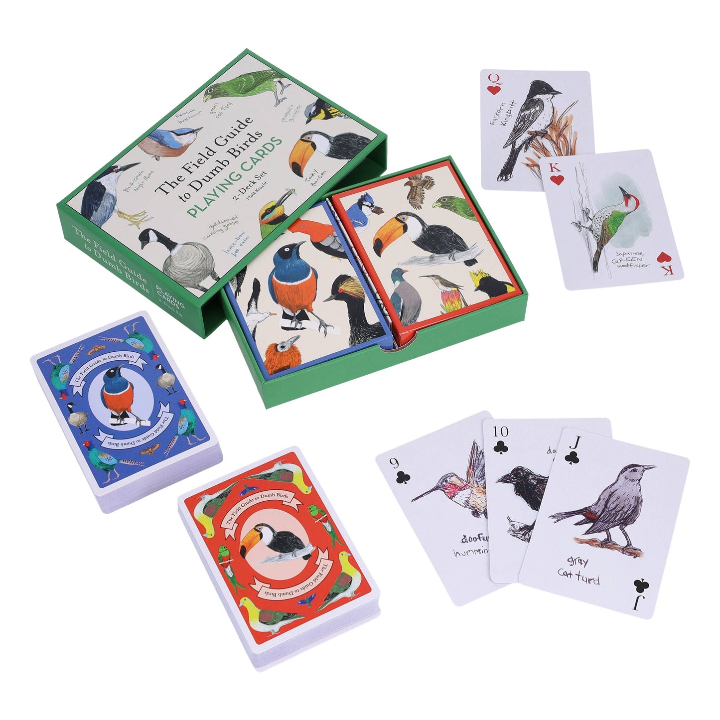 Chronicle Books - Field Guide to Dumb Birds Playing Cards