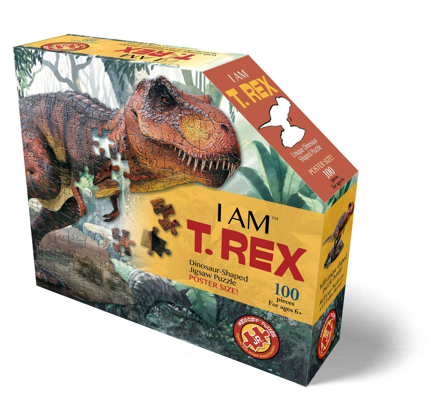 Madd Capp Games & Puzzles - I AM T. Rex 100 piece jigsaw puzzle - gift
