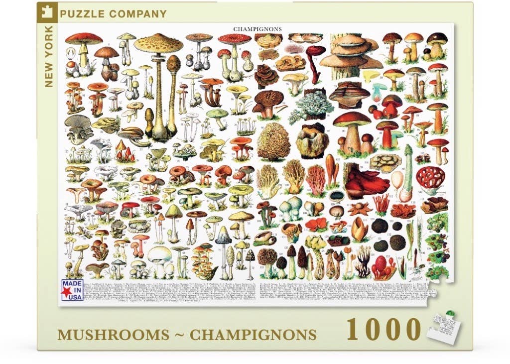 New York Puzzle Company - Mushrooms ~ Champignons