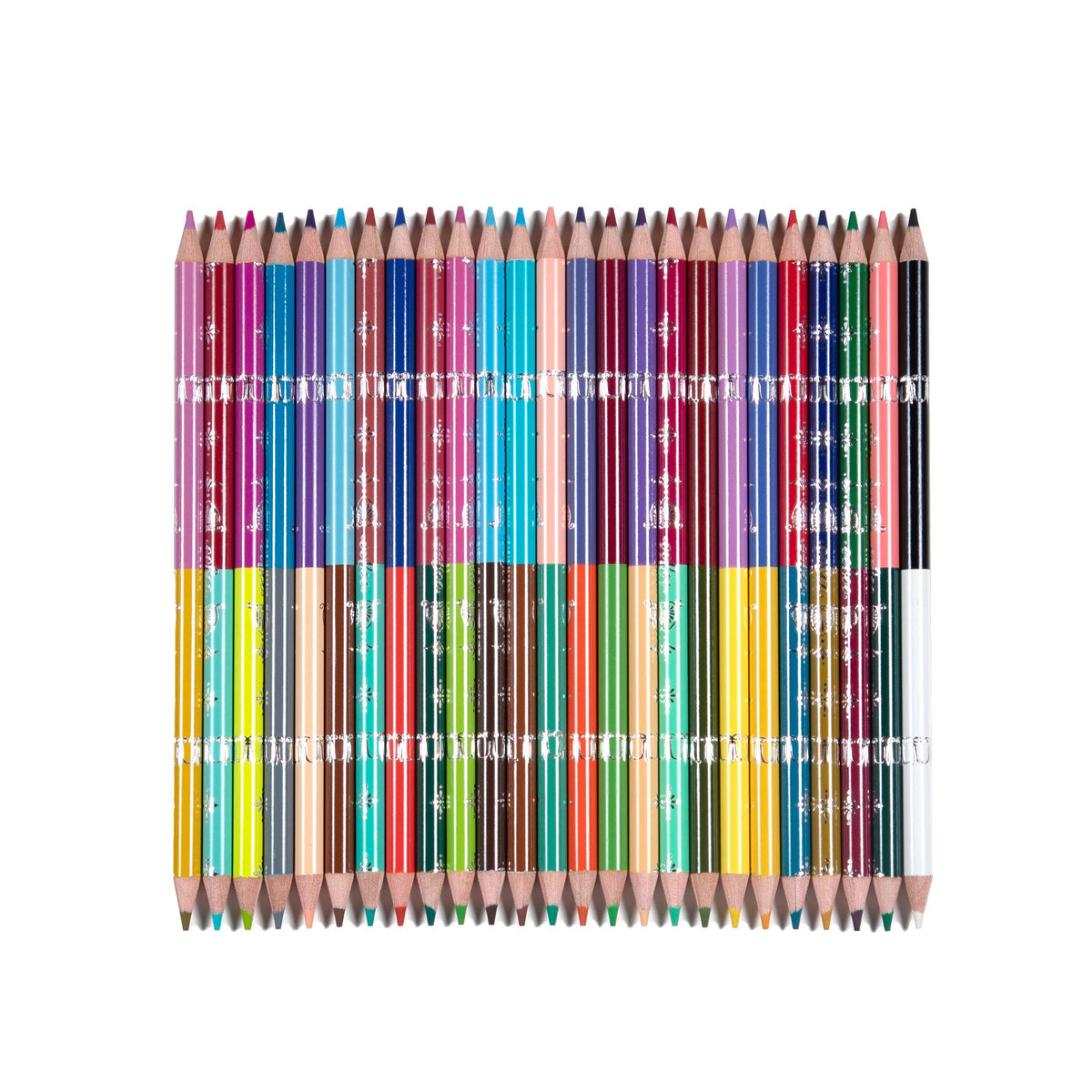 eeBoo - Flora's 25 Double-Sided Colored Pencils (Cream)
