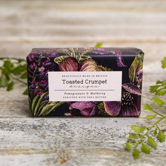 Toasted Crumpet - Pomegranate & Mulberry Soap 190G Soap Bar