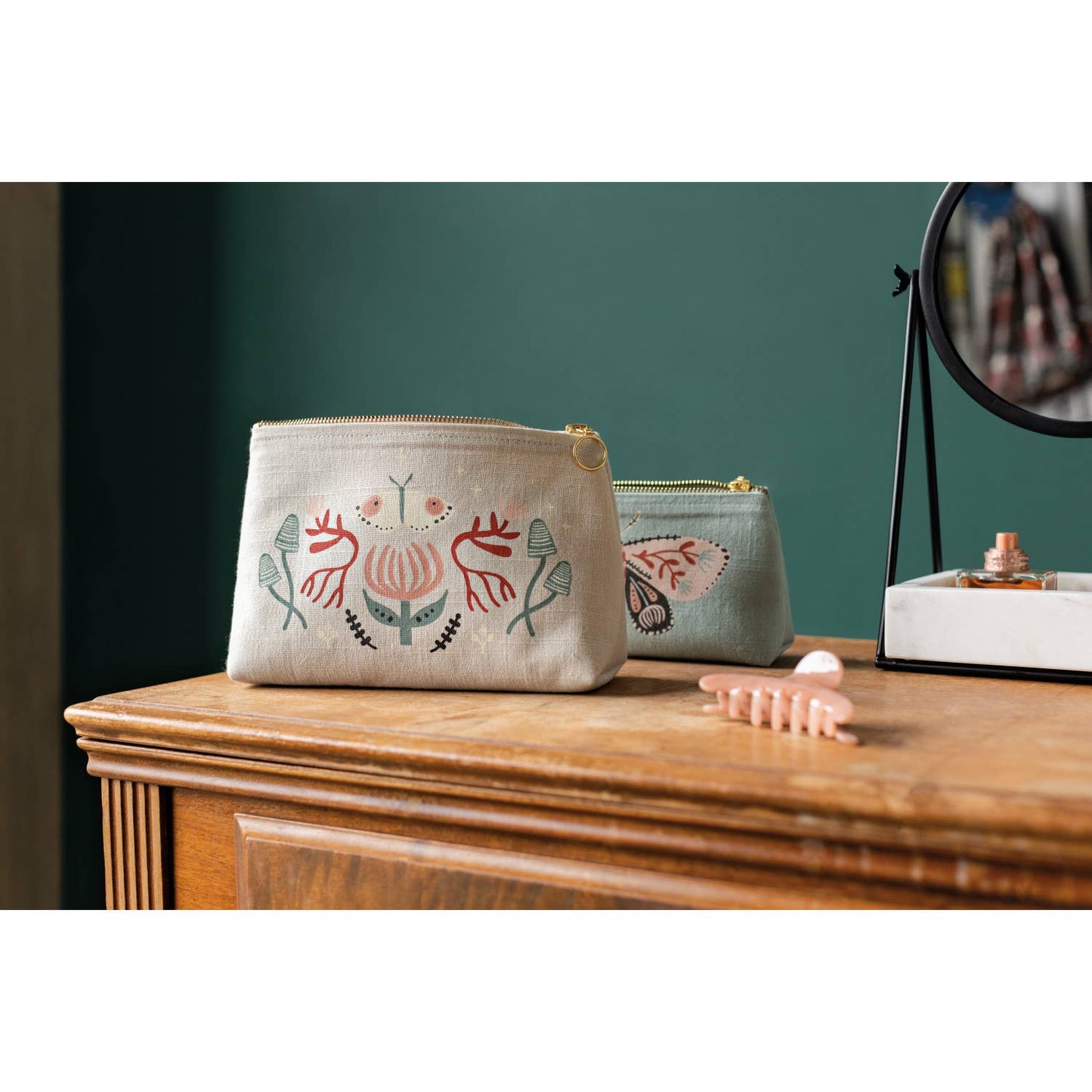 Danica Studio - Danica Studio Far And Away Cotton Cosmetic Pencil Bag