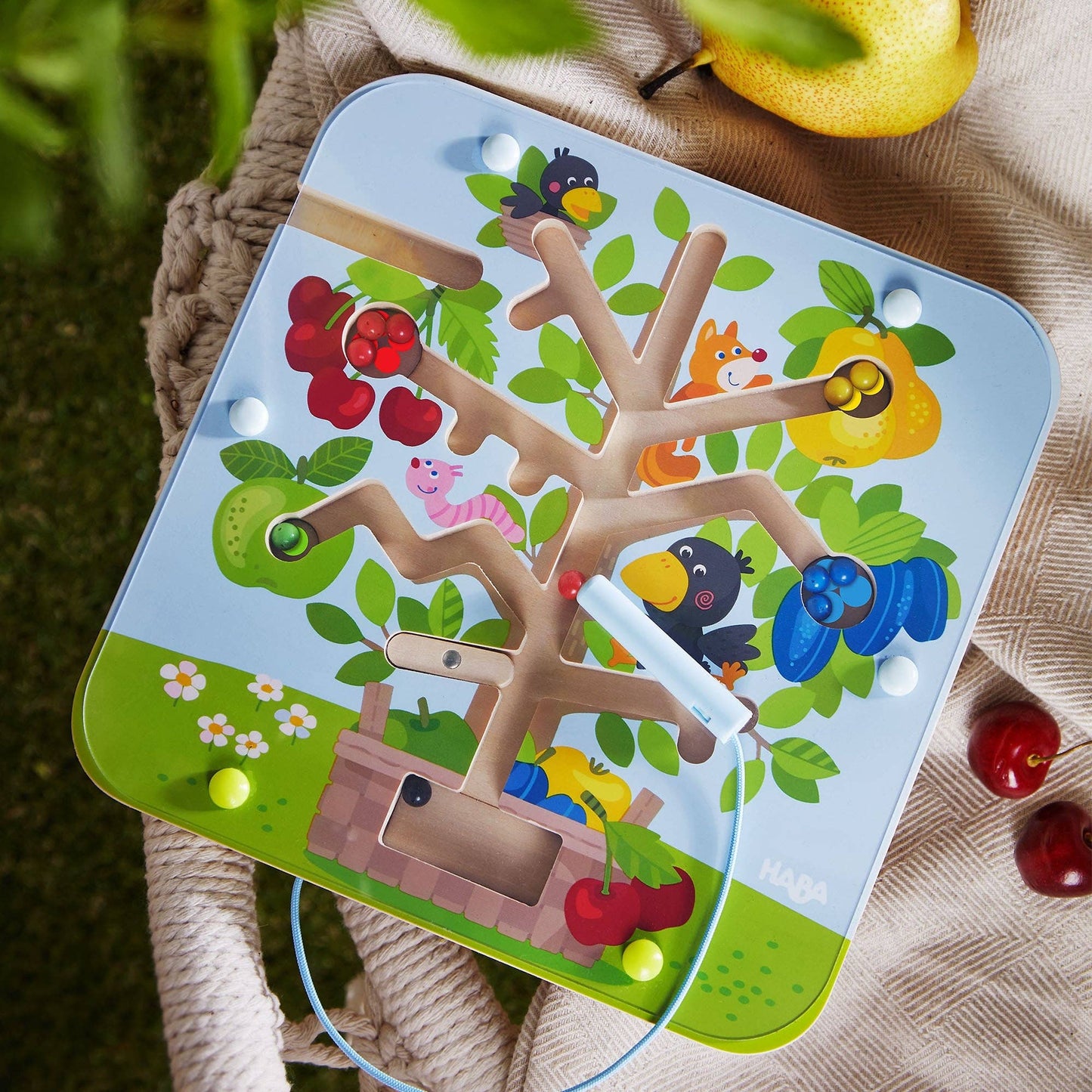 HABA USA - Orchard Maze Magnetic Sorting Game