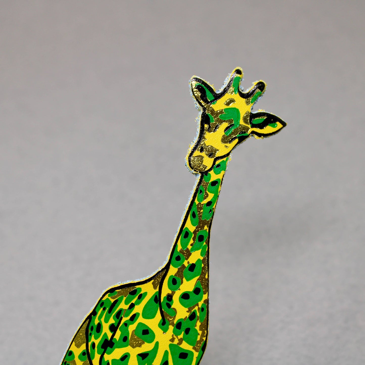 Ark Colour Design - Giraffe Shaped Leather Bookmark