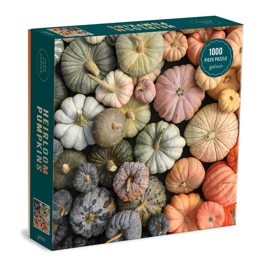Chronicle Books - Heirloom Pumpkins 1000 Piece Puzzle in Square Box