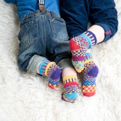 Solmate Socks - Firefly Kids Socks | Kids USA Made Mismatched Socks