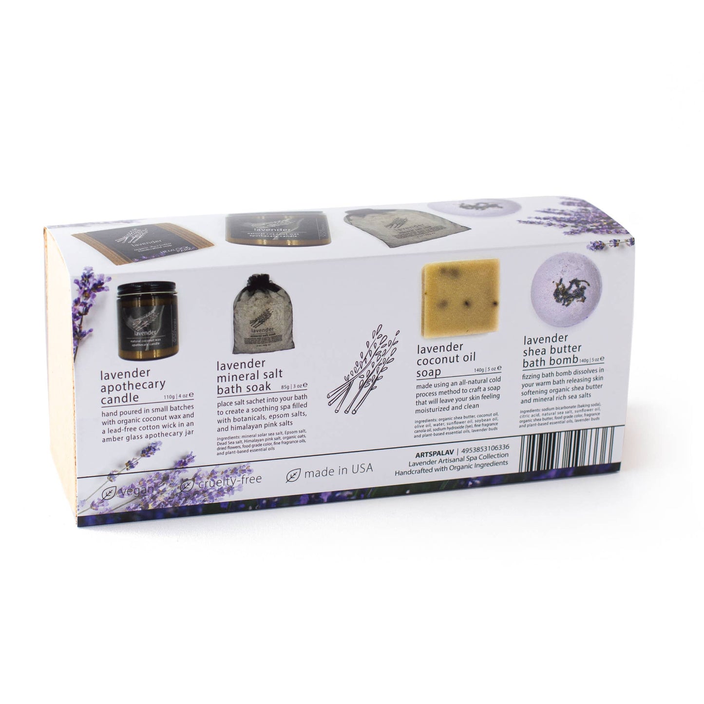 Artisanal Spa Gift Box: Lavender