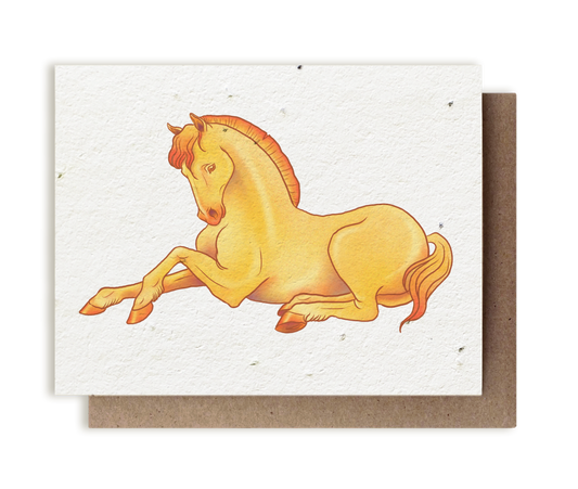 Small Victories - Zodiac Horse Plantable Herb Seed Card