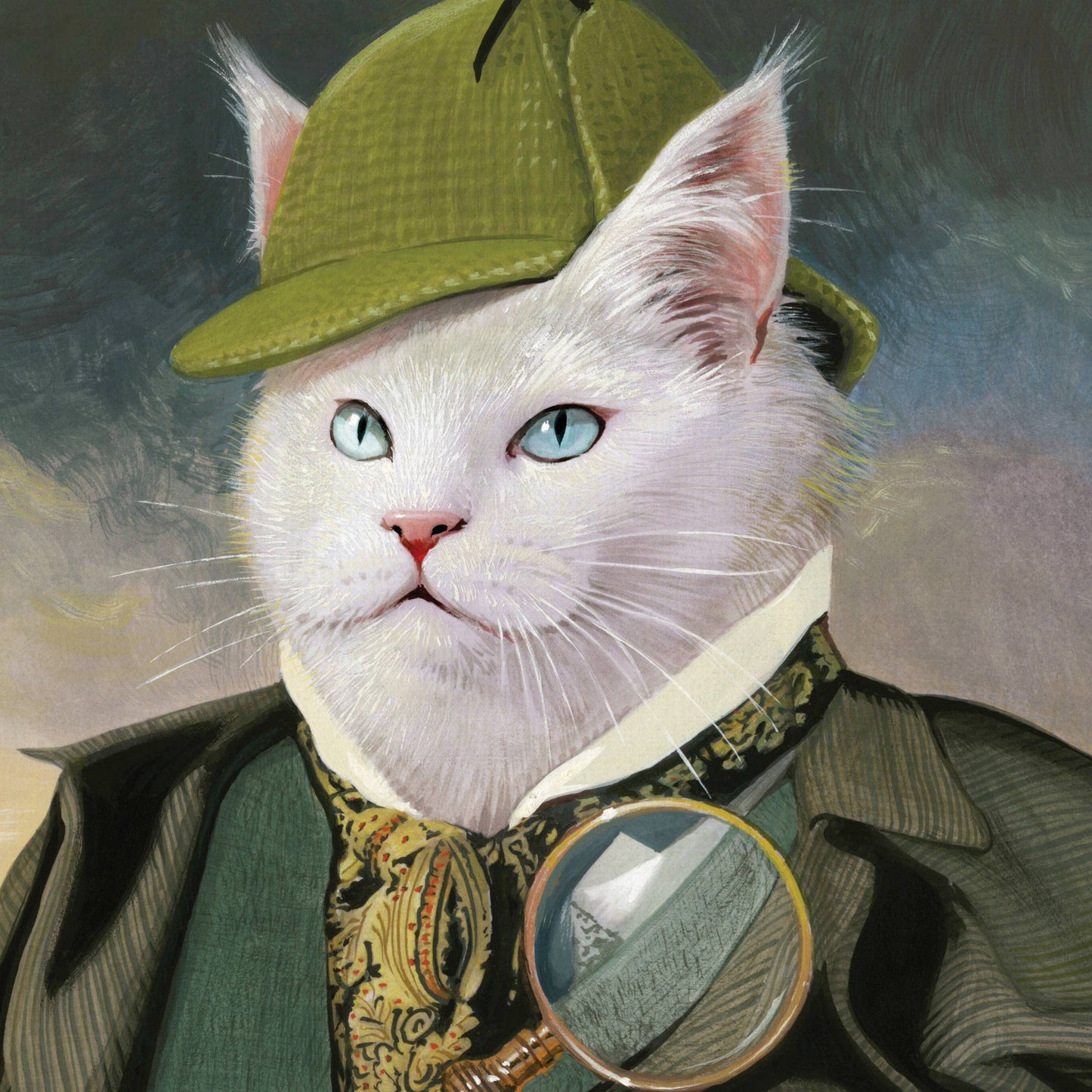 New York Puzzle Company - Snowball - Cat Detective Mini - 100 Piece Mini Puzzle
