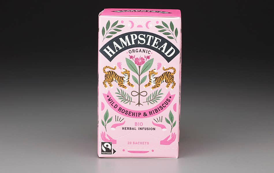 Mark T. Wendell Tea Company - Hampstead Organic Rosehip & Hibiscus (20 Teabags)