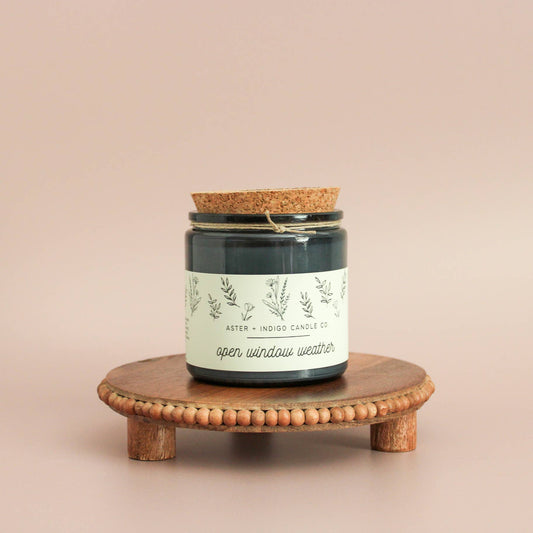 Aster + Indigo Candle Co. - Open Window Weather | Soy Candle