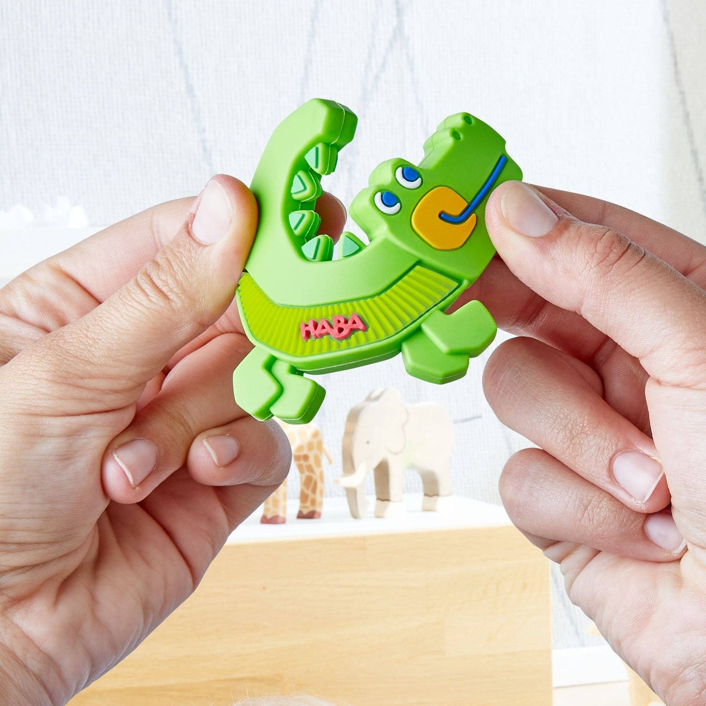 HABA USA - Crocodile Silicone Teething Toy