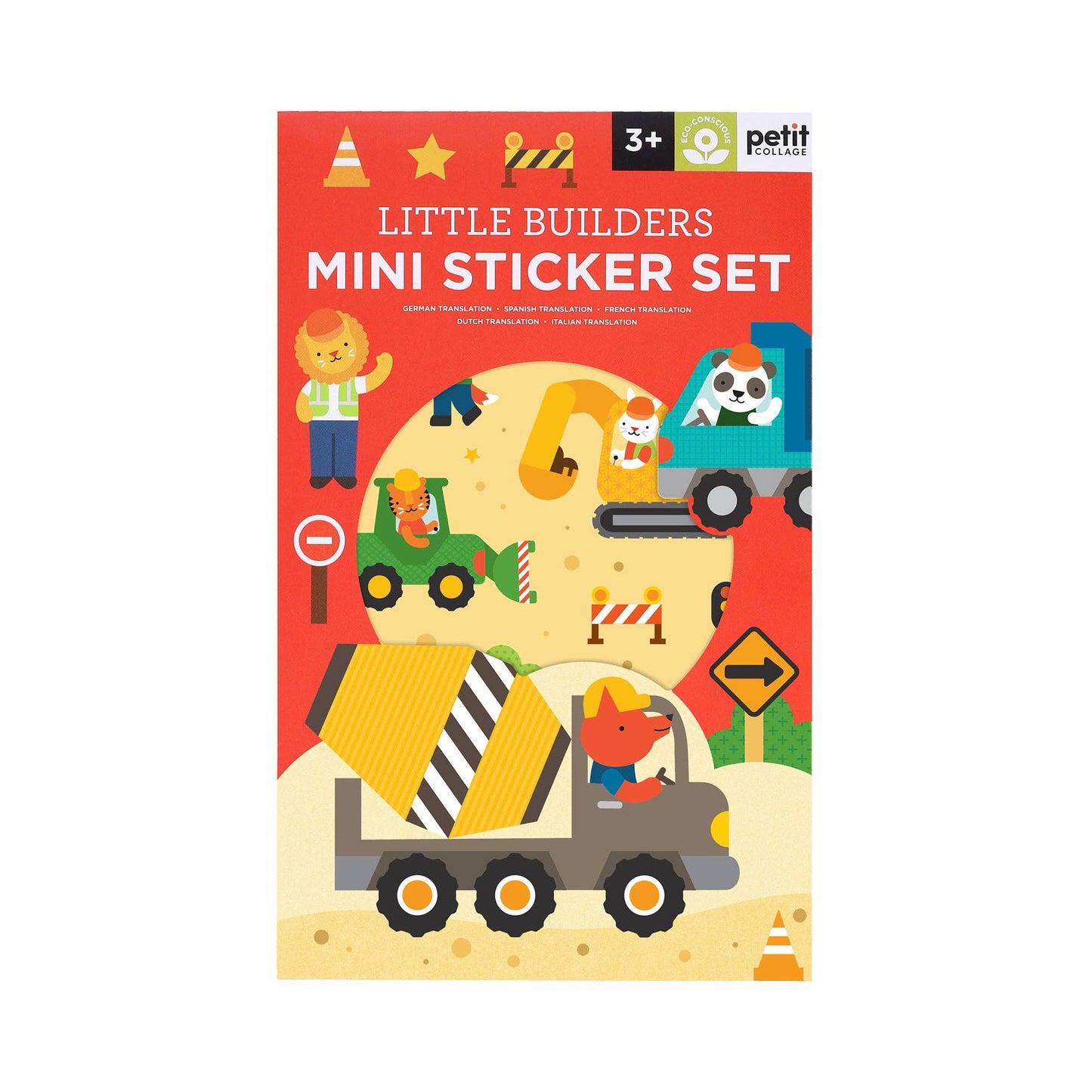 Chronicle Books - Mini Sticker Set: Little Builders CDU of 20
