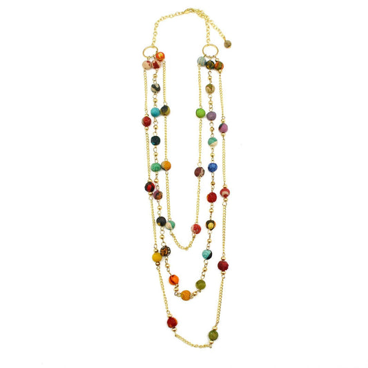 Anju Jewelry - Aasha Multi-Layered Beaded Necklace