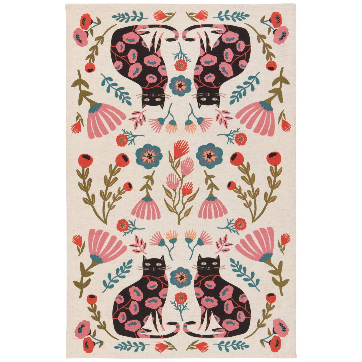 Danica Studio - Catbloom Dishtowels Set of 2