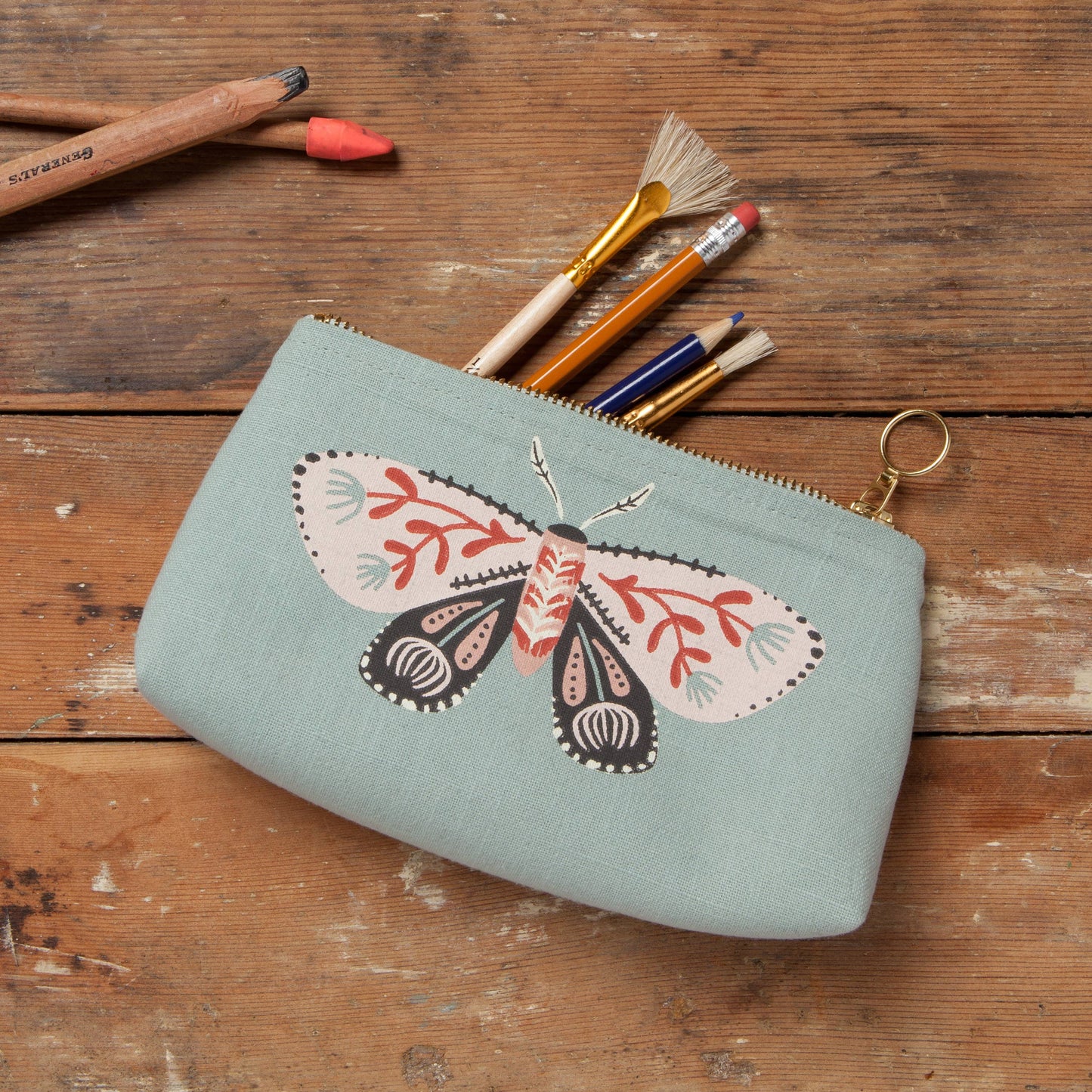 Danica Studio - Danica Studio Far And Away Cotton Cosmetic Pencil Bag