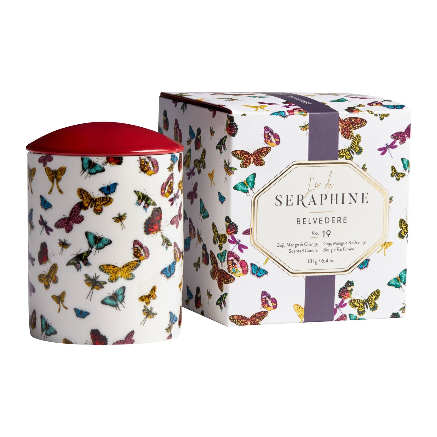 L'or de Seraphine - Belvedere Large Ceramic Jar Candle