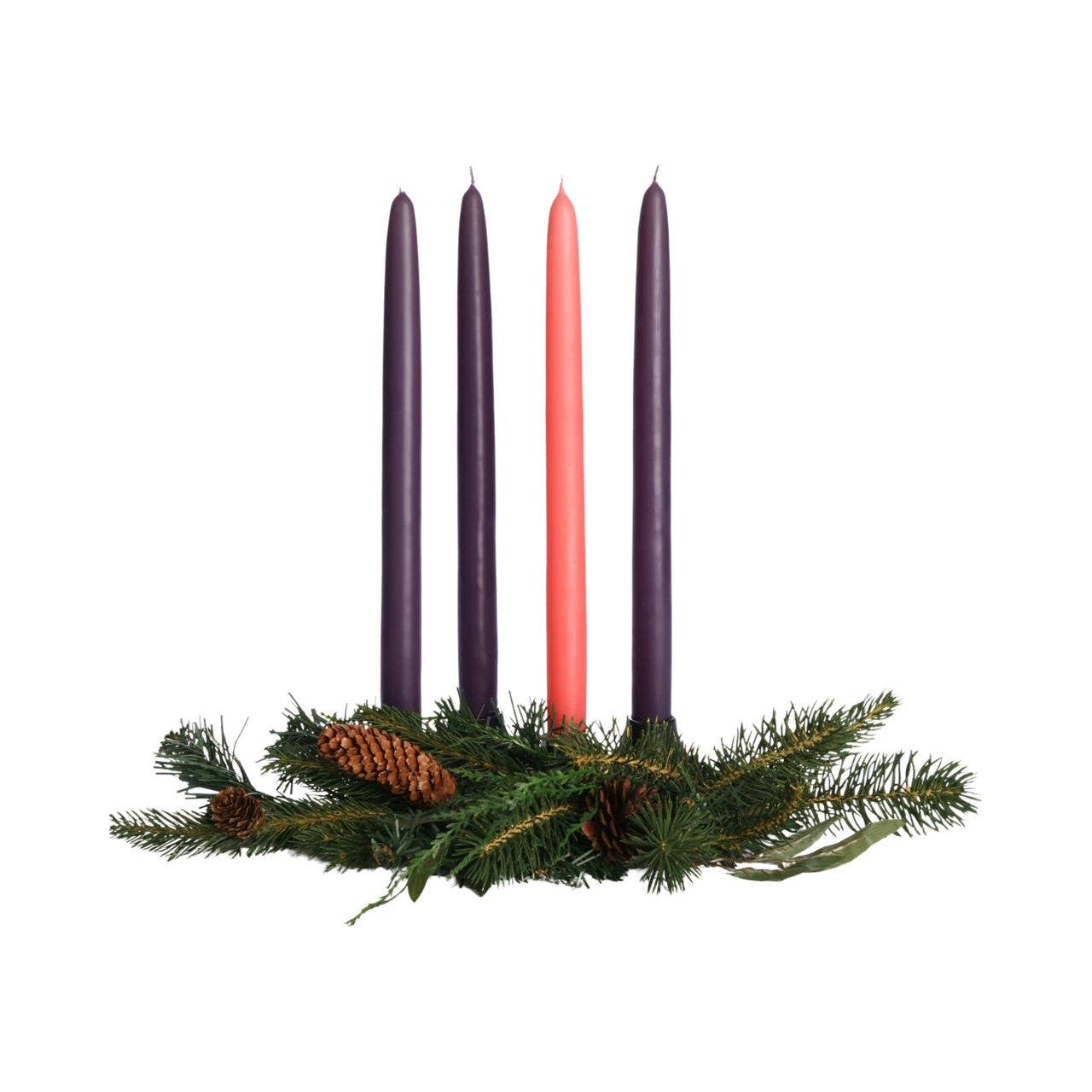 Big Dipper Wax Works - Taper Candles – 100% Pure Beeswax – Advent 12” Hand-Dipped