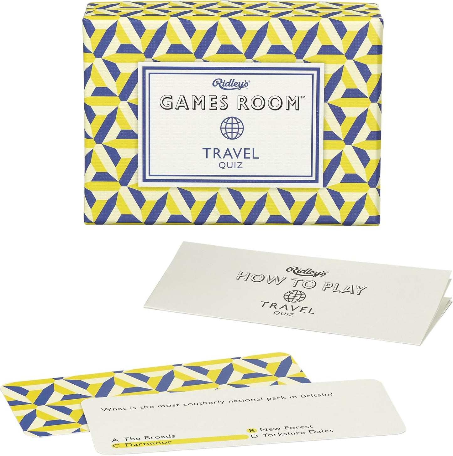 Travel Trivia Quiz - Games Room Card Game