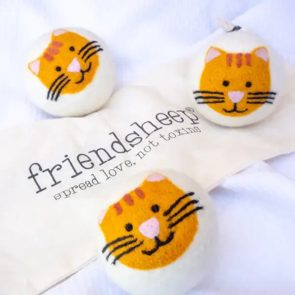 Friendsheep - Cool Cats Eco Dryer Balls - Limited Edition - Set of 3