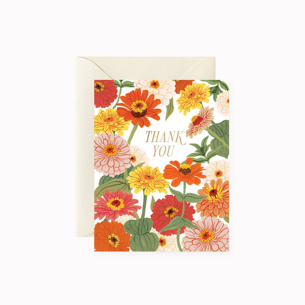 Botanica Paper Co. - ZINNIAS | thank you card