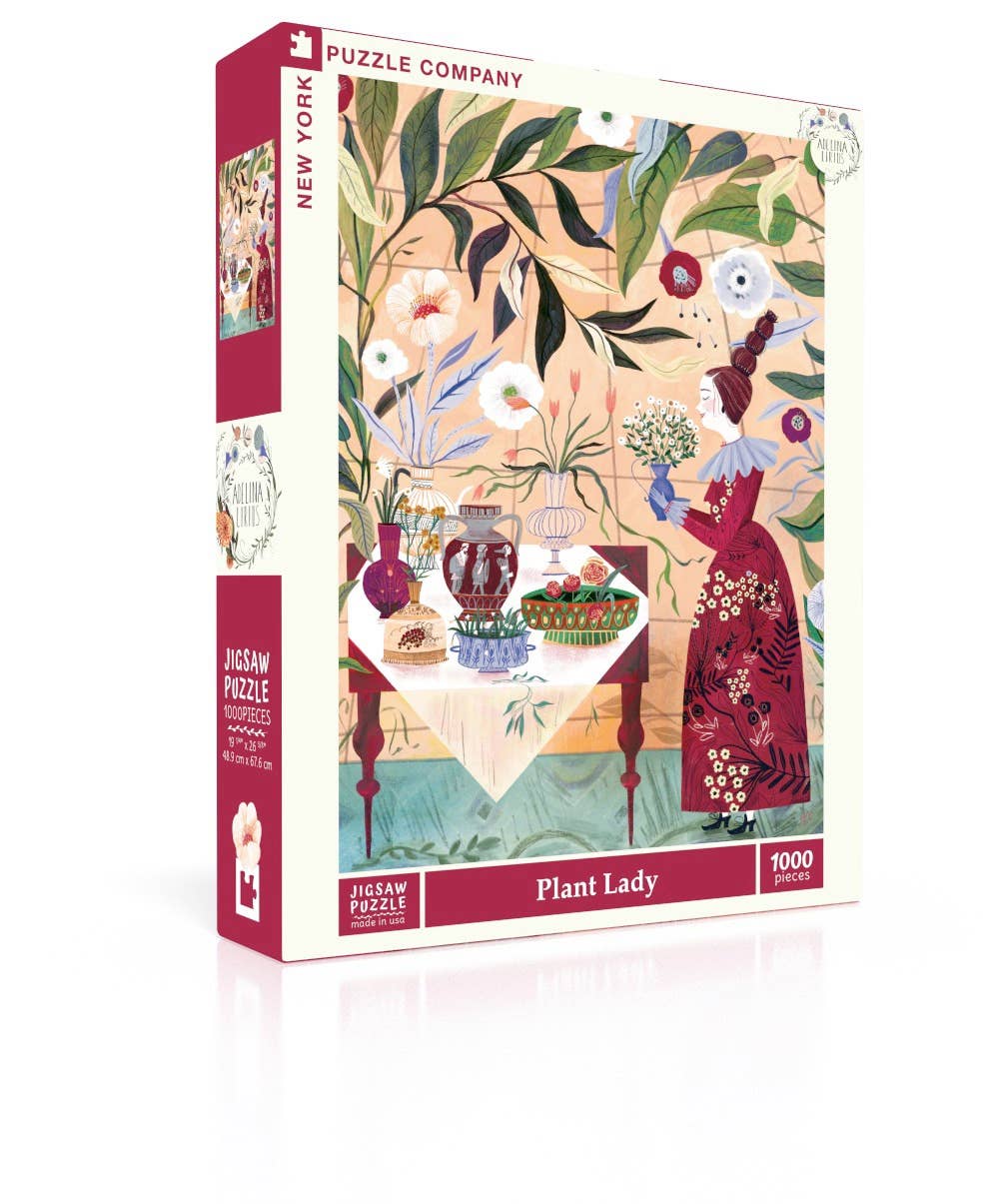 New York Puzzle Company - Plant Lady - 1000 Piece Jigsaw Puzzle
