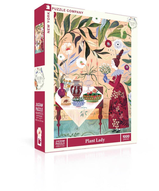 New York Puzzle Company - Plant Lady - 1000 Piece Jigsaw Puzzle