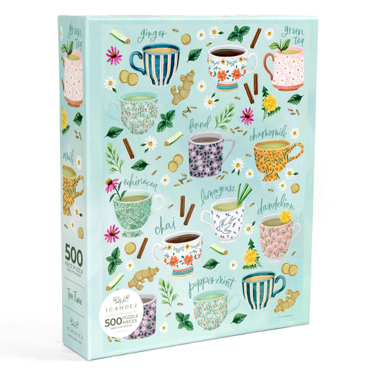 1canoe2 | One Canoe Two Paper Co. - Tea Time - 500 Piece Jigsaw Puzzle