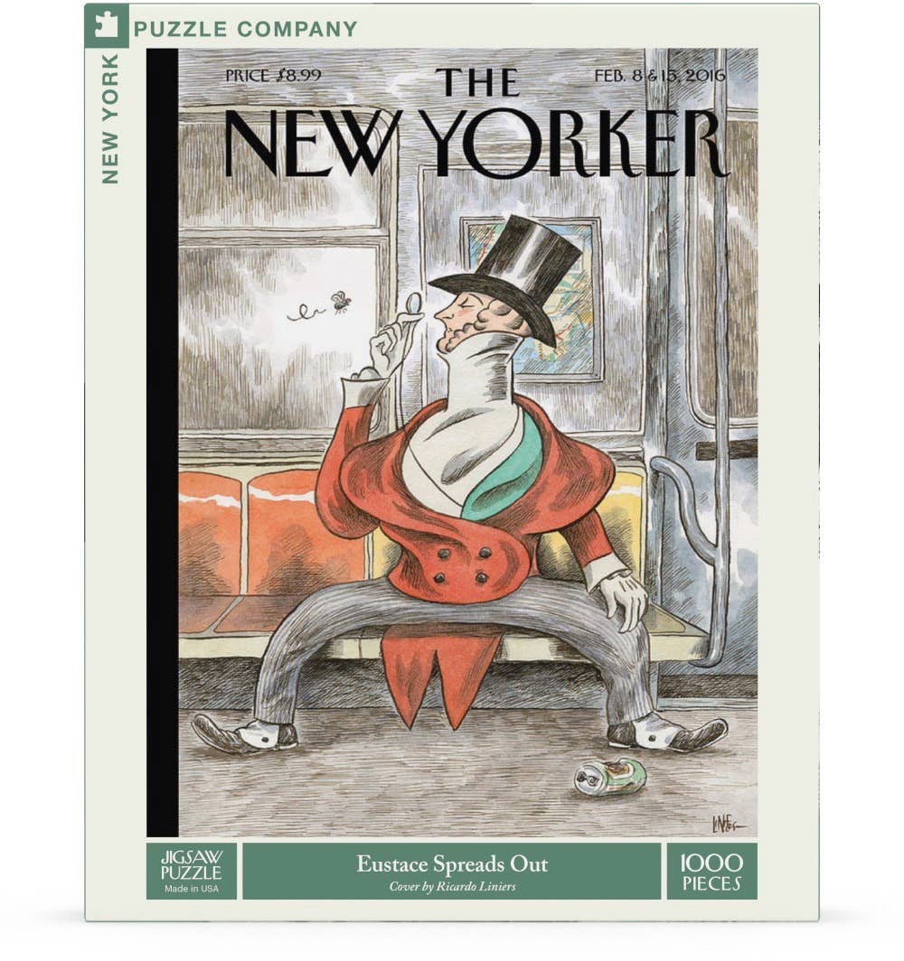 New York Puzzle Company - Eustace Spreads Out - 1000 Piece Jigsaw Puzzle