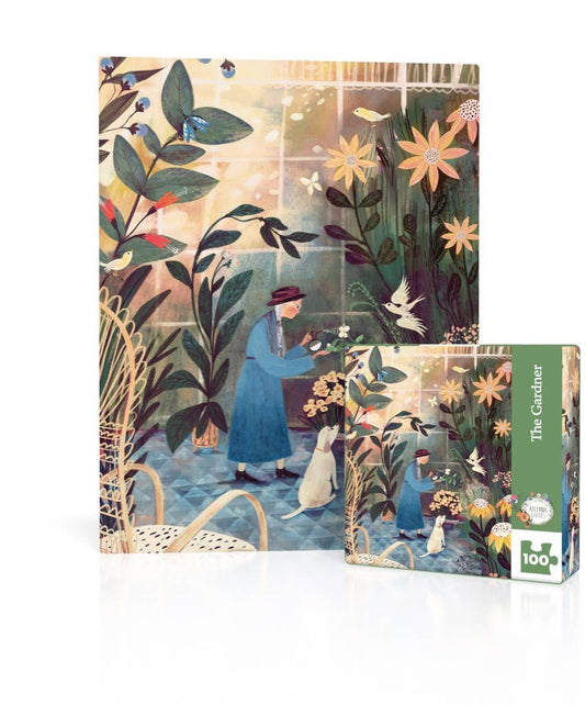 New York Puzzle Company - The Gardener MINI - 100 Piece Mini Puzzle